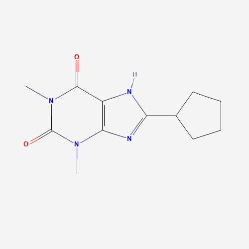35873-49-5 8-CYCLOPENTYL-1,3-DIMETHYLXANTHINE chemical structure