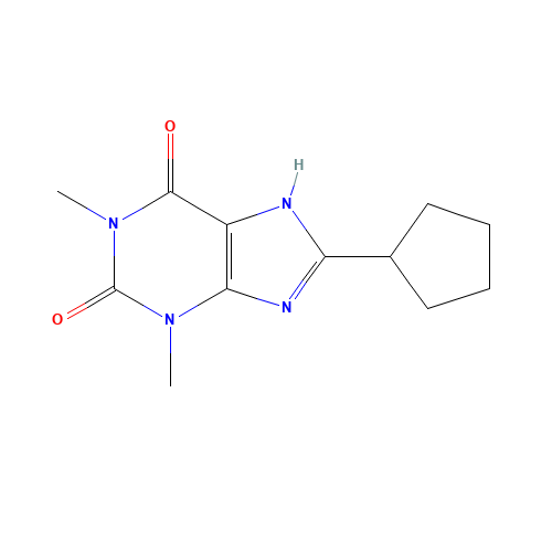 35873-49-5 8-CYCLOPENTYL-1,3-DIMETHYLXANTHINE chemical structure