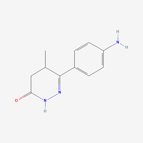 36725-28-7 6-(4-Aminophenyl)-4,5-dihydro-5-methyl-3(2H)-pyridazinone chemical structure