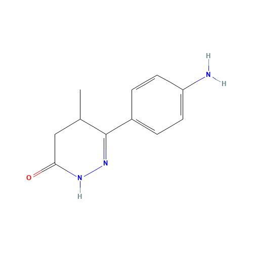 36725-28-7 6-(4-Aminophenyl)-4,5-dihydro-5-methyl-3(2H)-pyridazinone chemical structure