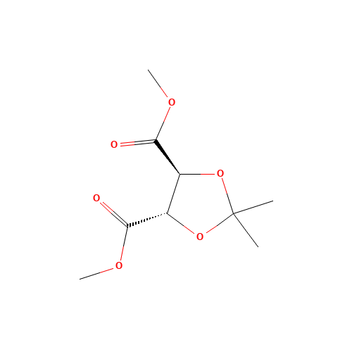 37031-30-4 (4S,5S)-2,2-DIMETHYL-1,3-DIOXOLANE-4,5-DICARBOXYLIC ACID DIMETHYL ESTER chemical structure