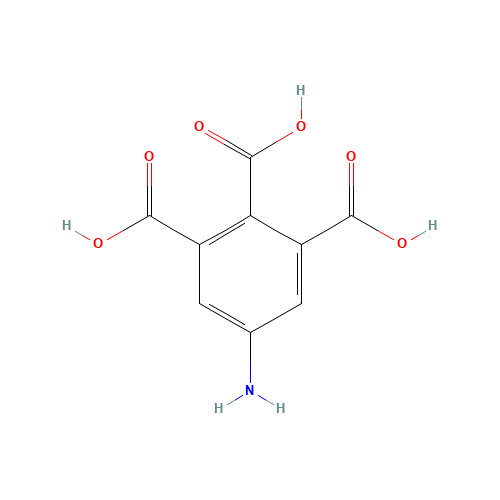 37141-01-8 1-Aminobenzene-3,4,5-tricarboxylic acid chemical structure