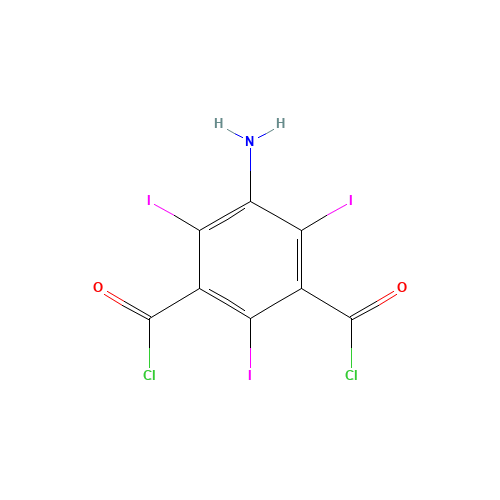 37441-29-5 5-Amino-2,4,6-triiodisophthaloyl acid dichloride chemical structure
