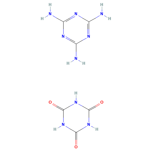 37640-57-6 Melamine cyanurate chemical structure