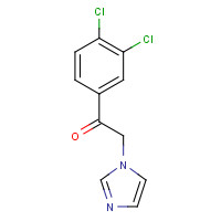 37906-39-1 1-(3,4-DICHLOROPHENYL)-2-(1H-IMIDAZOL-1-YL)ETHANONE chemical structure