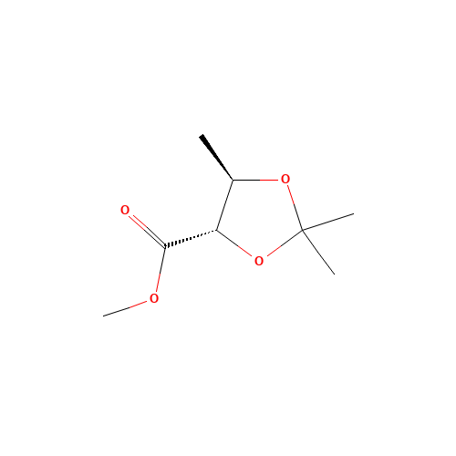38410-80-9 METHYL (4S)-TRANS-2,2,5-TRIMETHYL-1,3-DIOXOLANE-4-CARBOXYLATE chemical structure