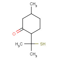 38462-22-5 P-MENTHA-8-THIOL-3-ONE chemical structure