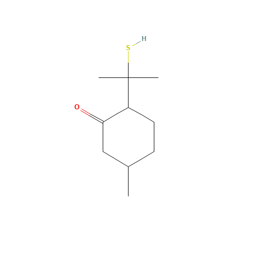 38462-22-5 P-MENTHA-8-THIOL-3-ONE chemical structure