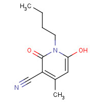 39108-47-9 N-Butyl-3-cyano-6-hydroxy-4-methyl-2-pyridone chemical structure
