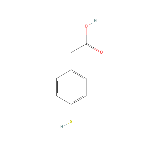 39161-84-7 4-MERCAPTOPHENYLACETIC ACID chemical structure