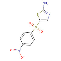 39565-05-4 2-AMINO-5-(4-NITROPHENYLSULFONYL)THIAZOLE chemical structure