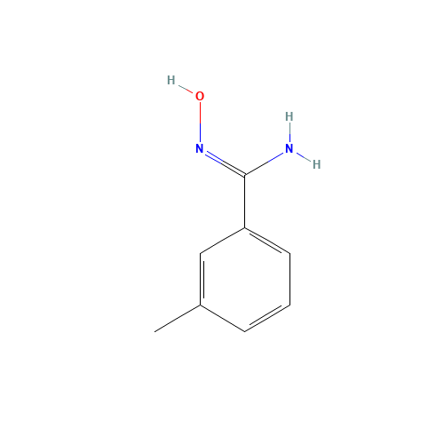 40067-82-1 N'-HYDROXY-3-METHYLBENZENECARBOXIMIDAMIDE chemical structure