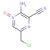 40127-89-7 3-AMINO-6-(CHLOROMETHYL)-2-PYRAZINECARBONITRILE 4-OXIDE chemical structure
