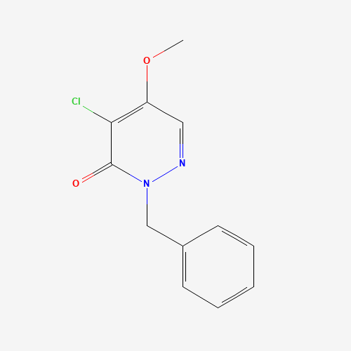 40890-47-9 2-BENZYL-4-CHLORO-5-METHOXY-3(2H)-PYRIDAZINONE chemical structure