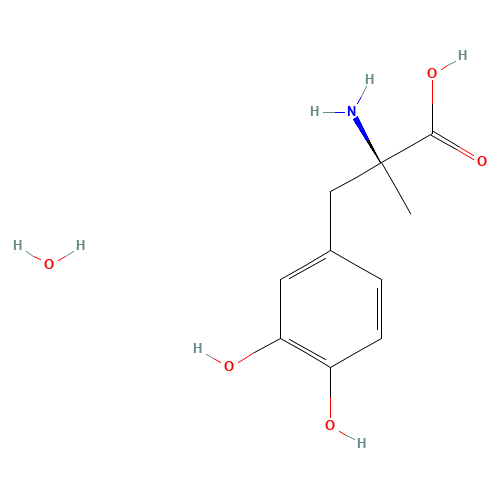 41372-08-1 alpha-Methyldopa sesquihydrate chemical structure