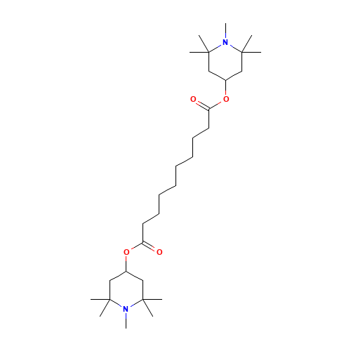 41556-26-7 Bis(1,2,2,6,6-pentamethyl-4-piperidyl) sebacate chemical structure