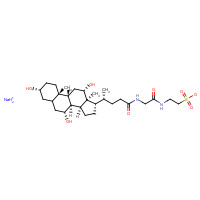 41945-48-6 Sodium tauroglycocholate chemical structure