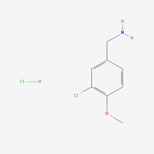 41965-95-1 3-CHLORO-4-METHOXYBENZYLAMINE HYDROCHLORIDE chemical structure
