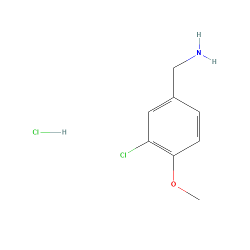 41965-95-1 3-CHLORO-4-METHOXYBENZYLAMINE HYDROCHLORIDE chemical structure