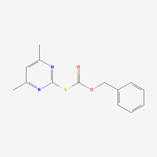 42116-21-2 Benzyl-4,6-dimethyl-pyrimidine-2-thio formate chemical structure