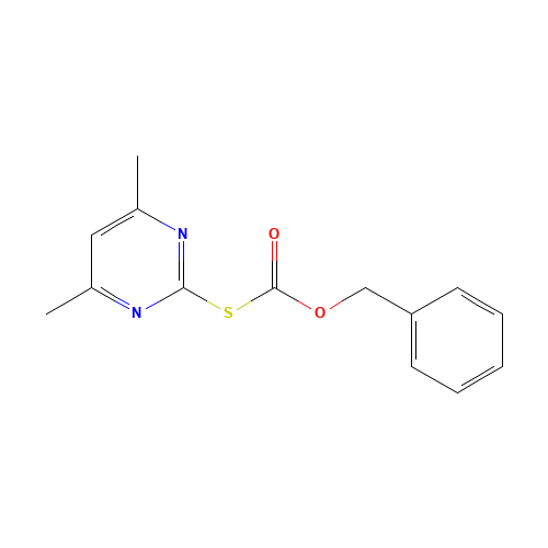 42116-21-2 Benzyl-4,6-dimethyl-pyrimidine-2-thio formate chemical structure