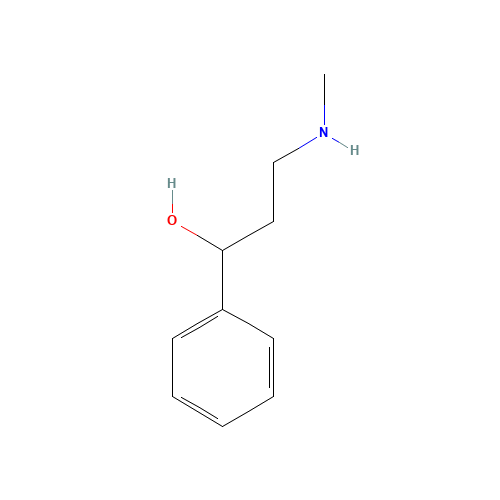 42142-52-9 3-Hydroxy-N-methyl-3-phenyl-propylamine chemical structure