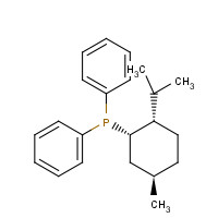 43077-29-8 (S)-(+)-NEOMENTHYLDIPHENYLPHOSPHINE chemical structure