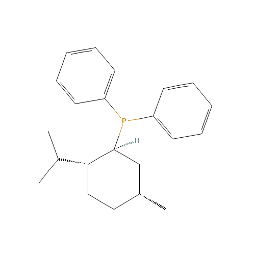 43077-29-8 (S)-(+)-NEOMENTHYLDIPHENYLPHOSPHINE chemical structure