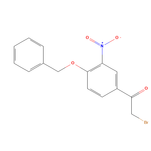 43229-01-2 2-Bromo-4'-Benzyloxy-3'-nitroacetophenone chemical structure