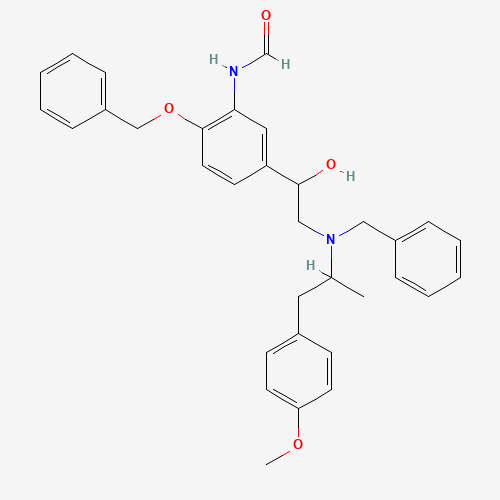 43229-70-5 N,O-Dibenzylated formoterol chemical structure