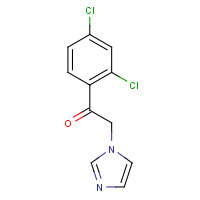 46503-52-0 1-(2,4-DICHLOROPHENYL)-2-(1H-IMIDAZOLE-1-YL) ETHANONE chemical structure