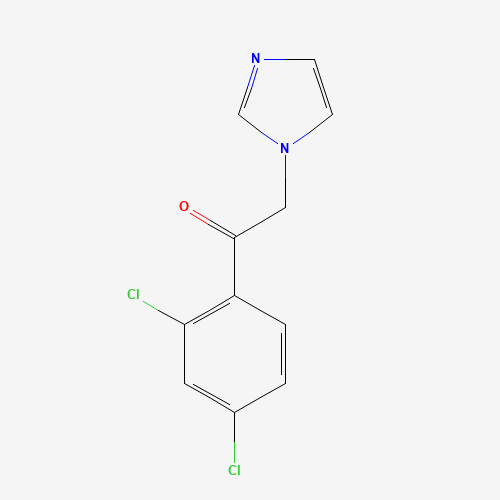 46503-52-0 1-(2,4-DICHLOROPHENYL)-2-(1H-IMIDAZOLE-1-YL) ETHANONE chemical structure