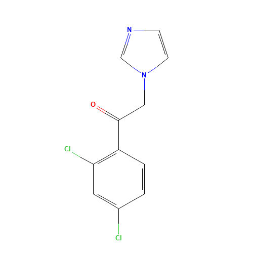 46503-52-0 1-(2,4-DICHLOROPHENYL)-2-(1H-IMIDAZOLE-1-YL) ETHANONE chemical structure