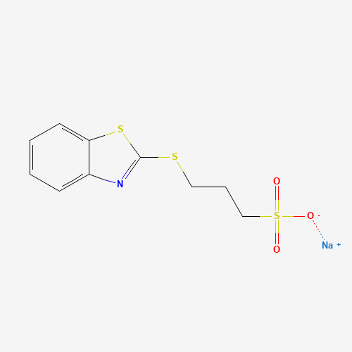 49625-94-7 Sodium 3-(benzothiazol-2-ylthio)-1-propanesulfonate chemical structure