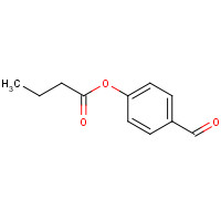 50262-49-2 P-BUTYRYLOXYBENZALDEHYDE chemical structure