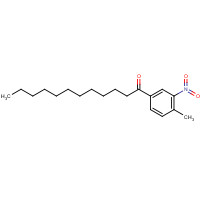 50671-18-6 4-Methyl-3-nitrolaurophenone chemical structure