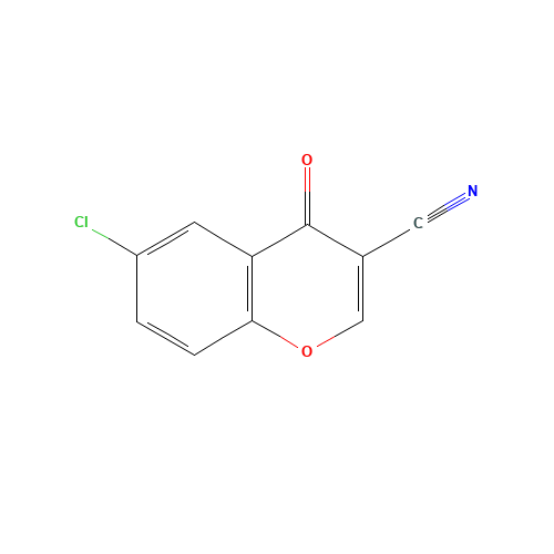50743-20-9 6-CHLORO-3-CYANOCHROMONE chemical structure