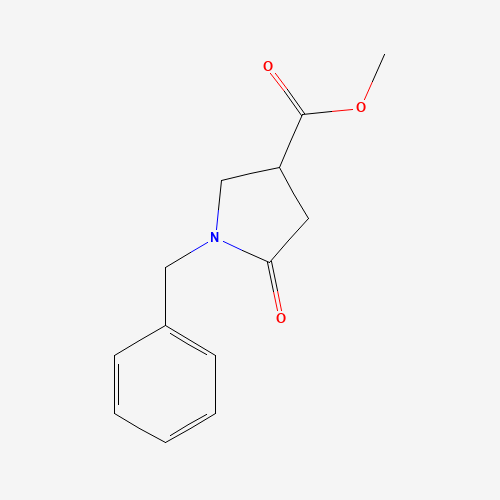 51535-00-3 METHYL 1-BENZYL-5-OXO-3-PYRROLIDINECARBOXYLATE chemical structure