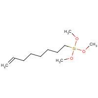 52217-57-9 TRIMETHOXY(7-OCTEN-1-YL)SILANE chemical structure