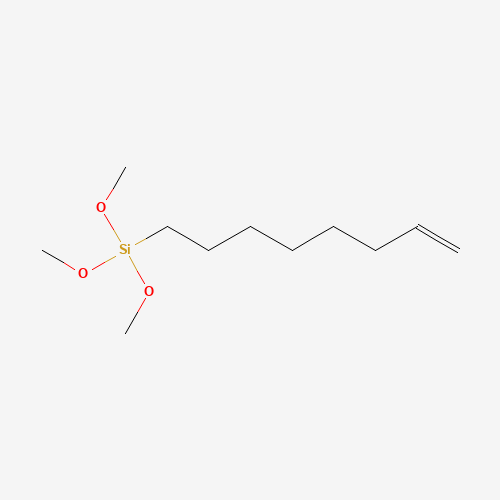52217-57-9 TRIMETHOXY(7-OCTEN-1-YL)SILANE chemical structure