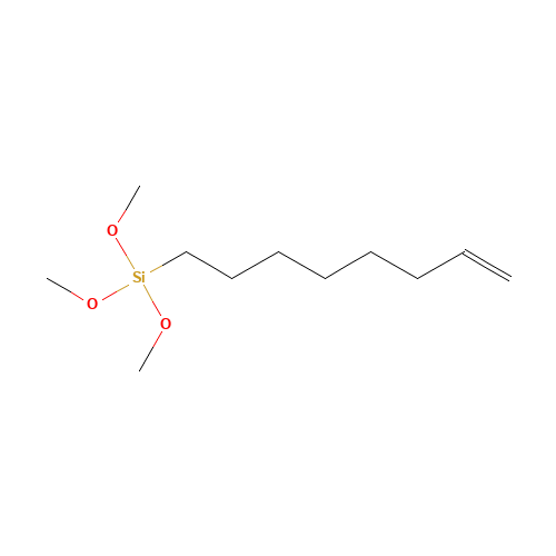 52217-57-9 TRIMETHOXY(7-OCTEN-1-YL)SILANE chemical structure