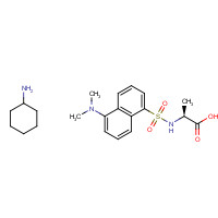 53332-27-7 DANSYL-L-ALANINE CYCLOHEXYLAMMONIUM SALT chemical structure
