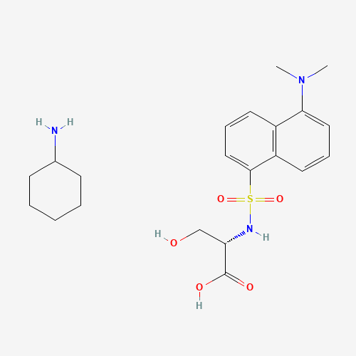 53332-28-8 N-DANSYL-L-SERINE CYCLOHEXYLAMMONIUM SALT chemical structure