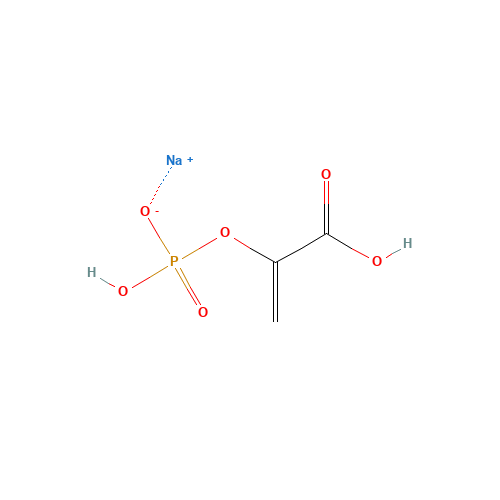 53823-68-0 PHOSPHOENOLPYRUVIC ACID MONOSODIUM SALT chemical structure