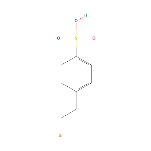 54322-31-5 4-(2-BROMOETHYL)BENZENESULFONIC ACID chemical structure
