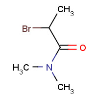 54537-47-2 N,N-DIMETHYL-A-BROMOPROPIONAMIDE chemical structure