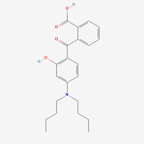 54574-82-2 2-[4-(Dibutylamino)-2-hydroxybenzoyl]benzoic acid chemical structure
