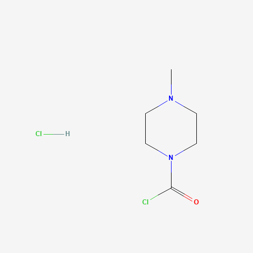 55112-42-0 4-Methyl-1-piperazinecarbonyl chloride hydrochloride chemical structure