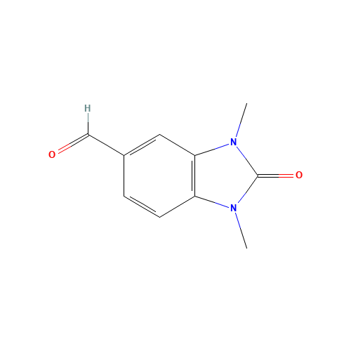 55241-49-1 1,3-DIMETHYL-2-OXO-2,3-DIHYDRO-1H-BENZIMIDAZOLE-5-CARBALDEHYDE chemical structure