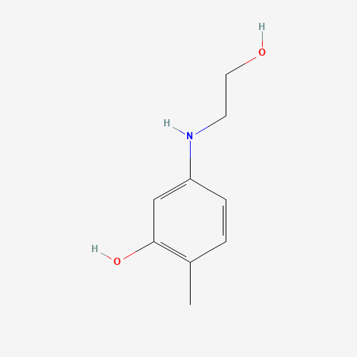 55302-96-0 5-[(2-Hydroxyethyl)amino]-o-cresol chemical structure